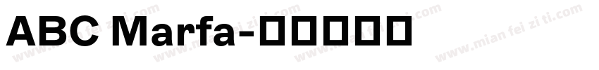 ABC Marfa字体转换